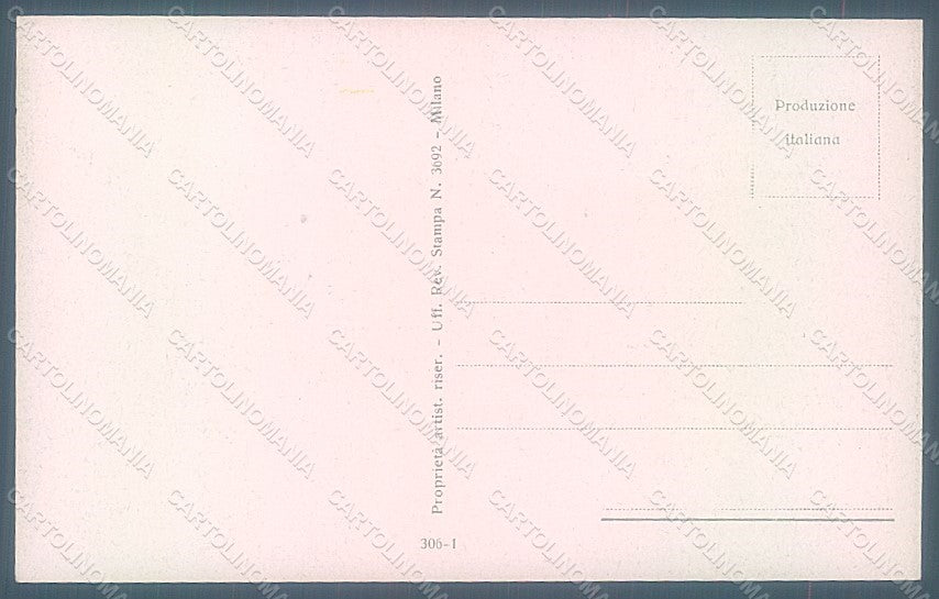 Artist Signed Corbella Glamour Fashion Lady Heat serie 306-1 postcard HR2839 – retro
