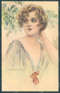 Artist Signed Corbella Glamour Fashion Lady serie 332-6 postcard HR2842 – fronte