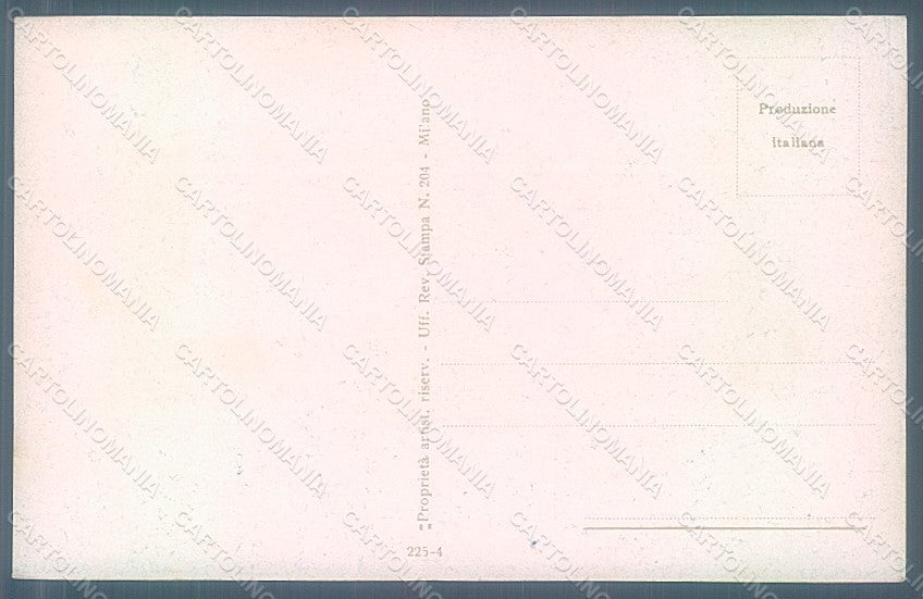 Artist Signed Corbella Glamour Couple Lady UNGLUED serie 225-4 postcard HR2854 – retro