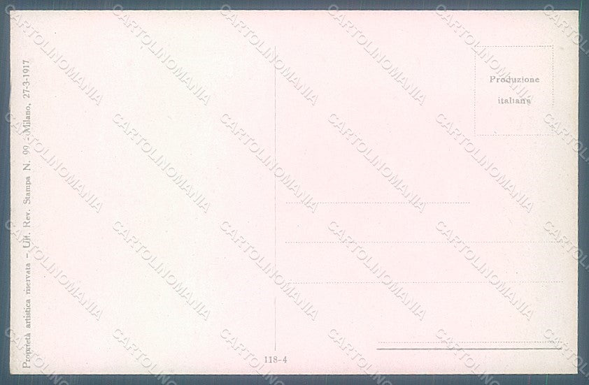 Artist Signed Corbella Glamour Fashion Lady Heat serie 118-4 postcard HR2866 – retro