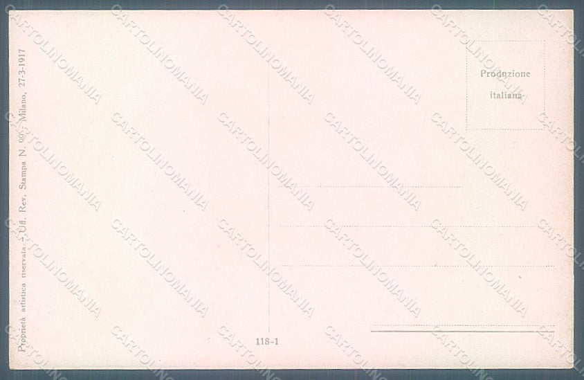 Artist Signed Corbella Glamour Fashion Lady Heat serie 118-1 postcard HR2869 – retro