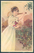Artist Signed Corbella Tennis Lady Sport serie 316-5 postcard HR2874 – fronte