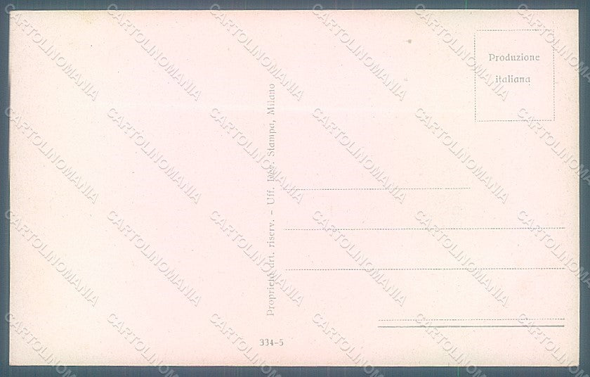 Artist Signed Corbella Glamour Kissing Couple Lady serie 334-5 postcard HR2883 – retro