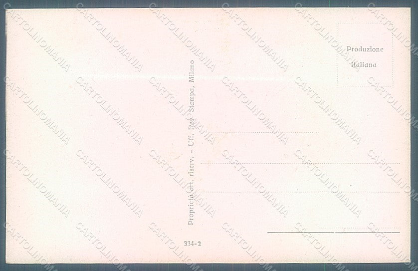 Artist Signed Corbella Glamour Kissing Couple Lady serie 334-2 postcard HR2886 – retro