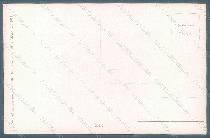 Artist Signed Corbella Glamour Fashion Couple Lady serie 224-2 postcard HR2889 – retro