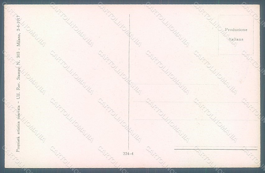 Artist Signed Corbella Glamour Fashion Couple Lady serie 224-4 postcard HR2891 – retro