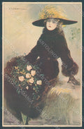 Artist Signed Corbella Glamour Fashion Lady Heat serie 203-1 postcard HR2894 – fronte