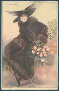 Artist Signed Corbella Glamour Fashion Lady Heat serie 203-2 postcard HR2895 – fronte