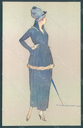 Artist Signed Corbella Glamour Fashion Lady Heat serie 280-2 postcard HR2907 – fronte