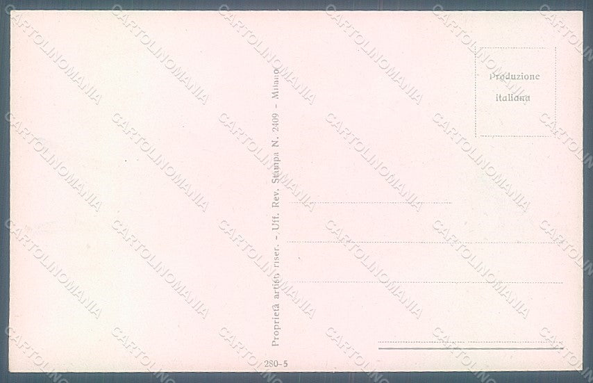 Artist Signed Corbella Glamour Fashion Lady Heat serie 280-5 postcard HR2910 – retro