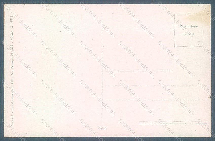 Artist Signed Corbella Glamour Fashion Lady Heat serie 228-6 postcard HR2912 – retro