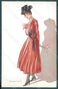 Artist Signed Corbella Glamour Fashion Lady Heat serie 228-5 postcard HR2913 – fronte