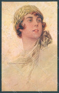 Artist Signed Corbella Glamour Fashion Lady Heat serie 233-2 postcard HR2928 – fronte