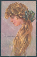 Artist Signed Corbella Glamour Fashion Lady serie 281-4 postcard HR2945 – fronte