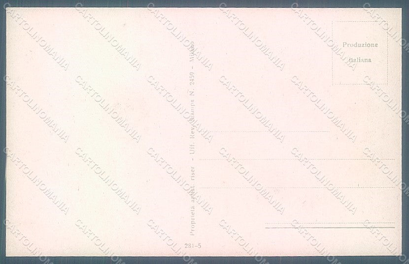 Artist Signed Corbella Glamour Fashion Lady serie 281-5 postcard HR2946 – retro