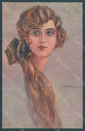 Artist Signed Corbella Glamour Fashion Lady serie 281-6 postcard HR2947 – fronte