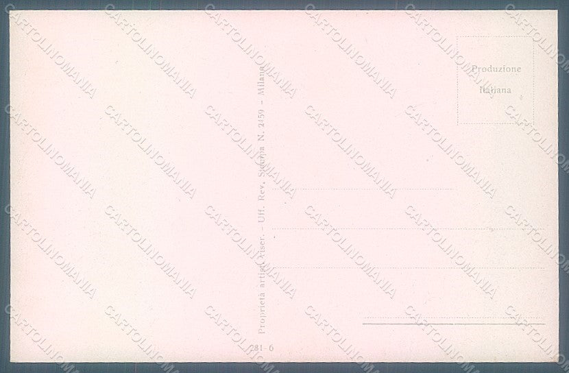 Artist Signed Corbella Glamour Fashion Lady serie 281-6 postcard HR2947 – retro