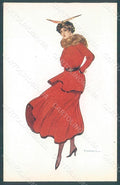 Artist Signed Corbella Glamour Fashion Lady Heat serie 119-2 postcard HR2949 – fronte