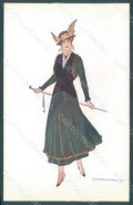 Artist Signed Corbella Glamour Fashion Lady Heat serie 119-3 postcard HR2950 – fronte