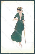 Artist Signed Corbella Glamour Fashion Lady Heat serie 119-4 postcard HR2951 – fronte
