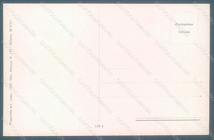 Artist Signed Corbella Glamour Fashion Lady Heat serie 119-4 postcard HR2951 – retro