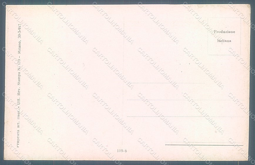 Artist Signed Corbella Glamour Fashion Lady Heat serie 119-6 postcard HR2953 – retro