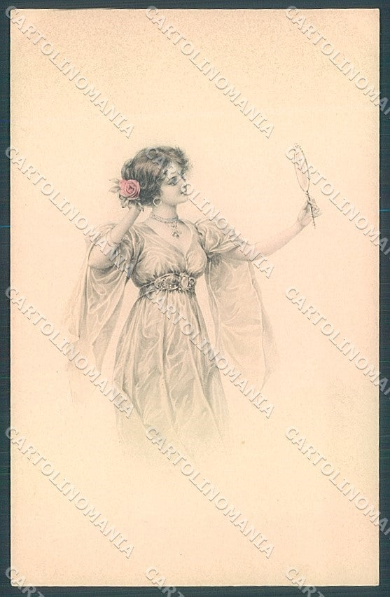 Artist Signed Viennoise M.M. Vienne 438 postcard HR2968 – fronte