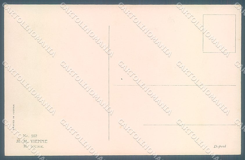 Artist Signed Rossler Viennoise M.M. Vienne 553 postcard HR2973 – retro