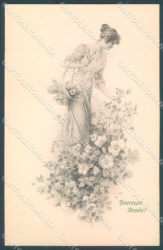 Artist Signed Viennoise M.M. Vienne 398 postcard HR2974 – fronte