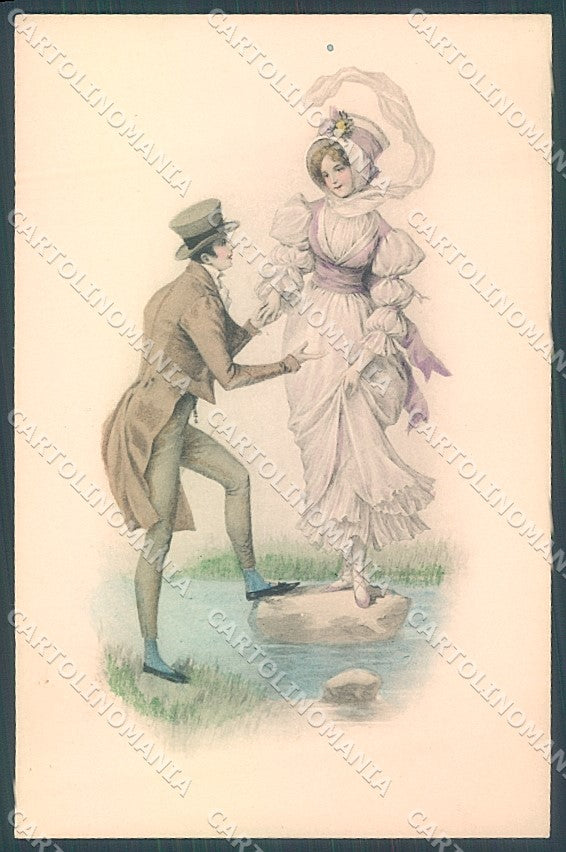 Artist Signed Viennoise M.M. Vienne 391 postcard HR2980 – fronte