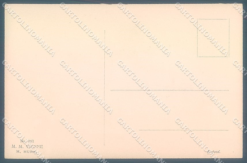 Artist Signed Viennoise M.M. Vienne 391 postcard HR2980 – retro