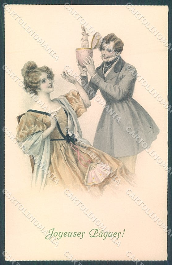 Artist Signed Viennoise M.M. Vienne 302 postcard HR2982 – fronte