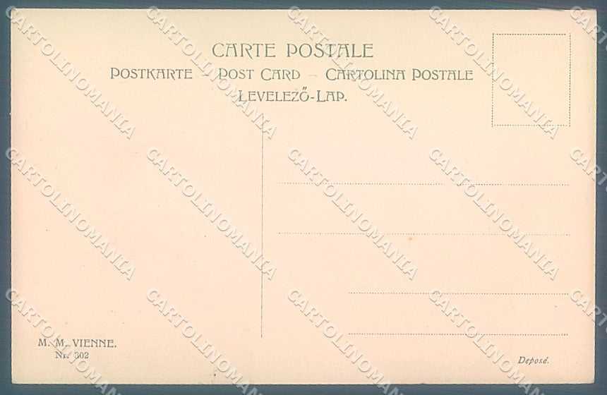 Artist Signed Viennoise M.M. Vienne 302 postcard HR2984 – retro