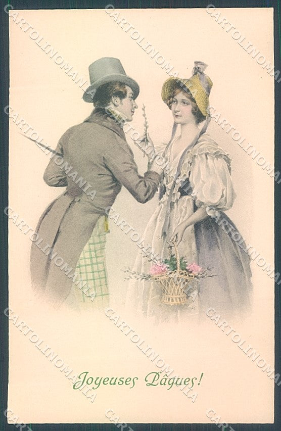 Artist Signed Viennoise M.M. Vienne 302 postcard HR2986 – fronte