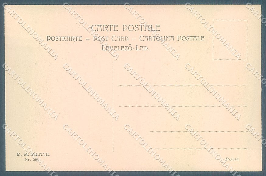 Artist Signed G L Viennoise M.M. Vienne 250 postcard HR2988 – retro