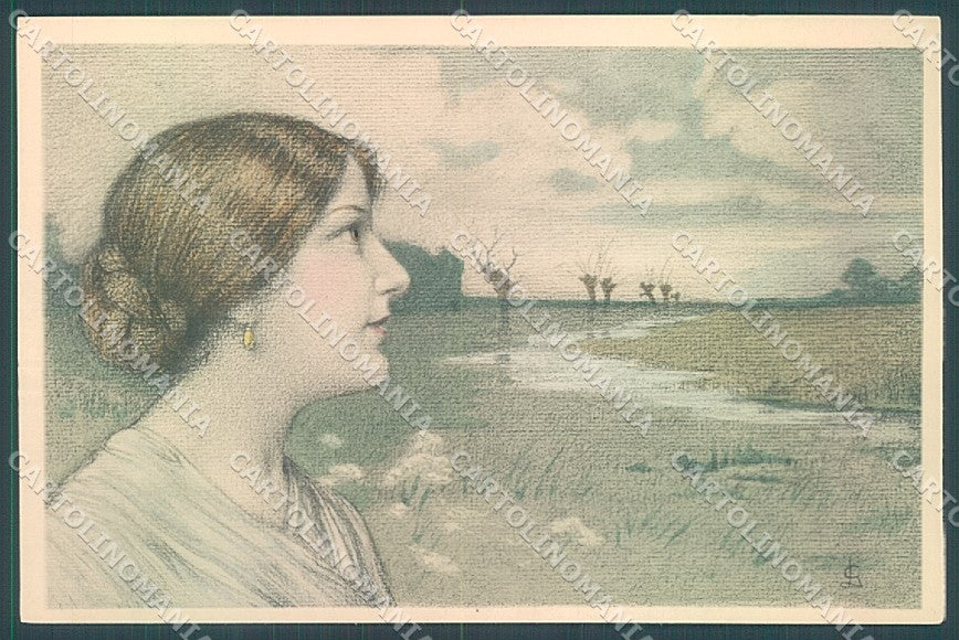 Artist Signed G L Viennoise M.M. Vienne 250 postcard HR2989 – fronte