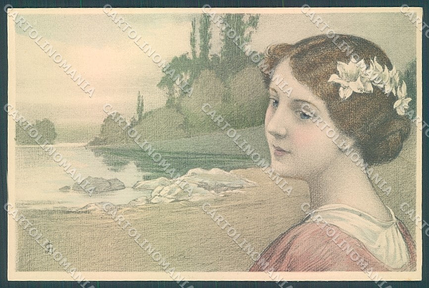 Artist Signed G L Viennoise M.M. Vienne 250 postcard HR2990 – fronte