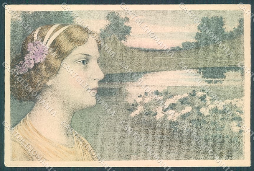 Artist Signed G L Viennoise M.M. Vienne 250 postcard HR2991 – fronte