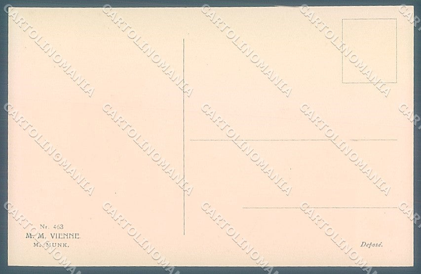 Artist Signed Wichera Viennoise M.M. Vienne 463 postcard HR2993 – retro