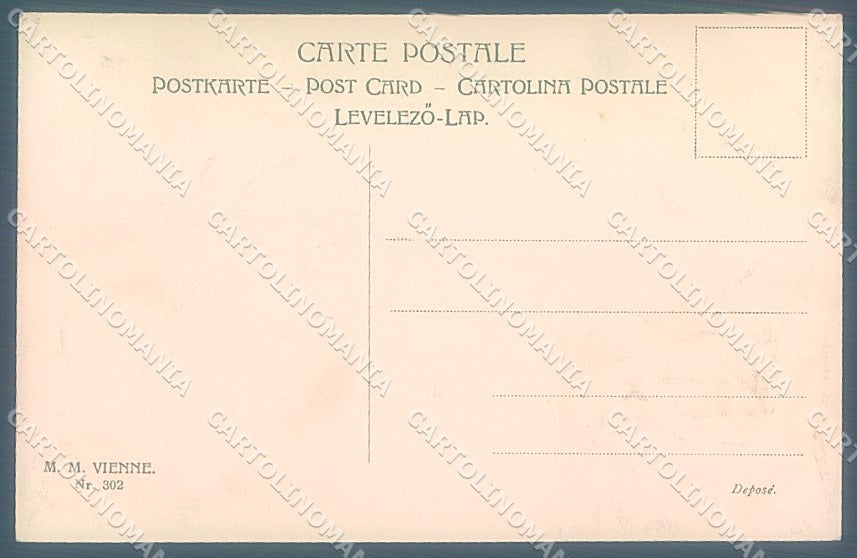 Artist Signed Viennoise M.M. Vienne 302 postcard HR2994 – retro