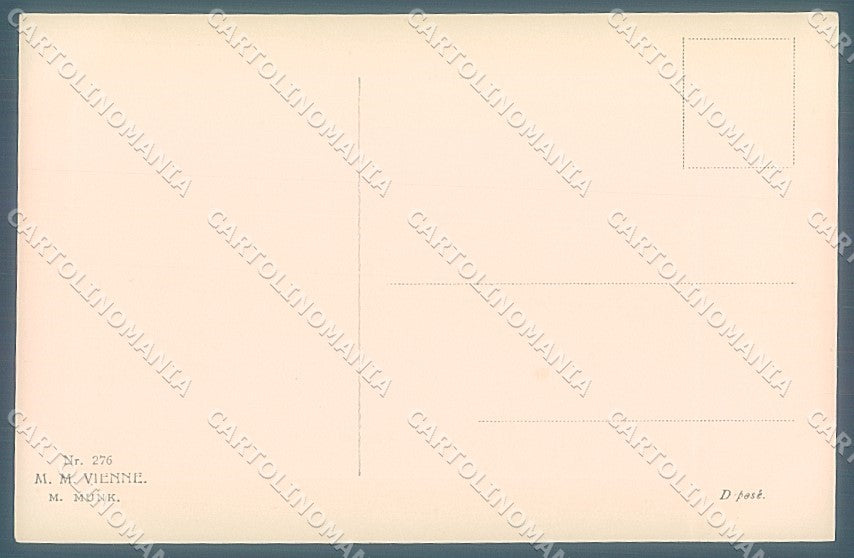 Artist Signed Viennoise M.M. Vienne 276 postcard HR2996 – retro