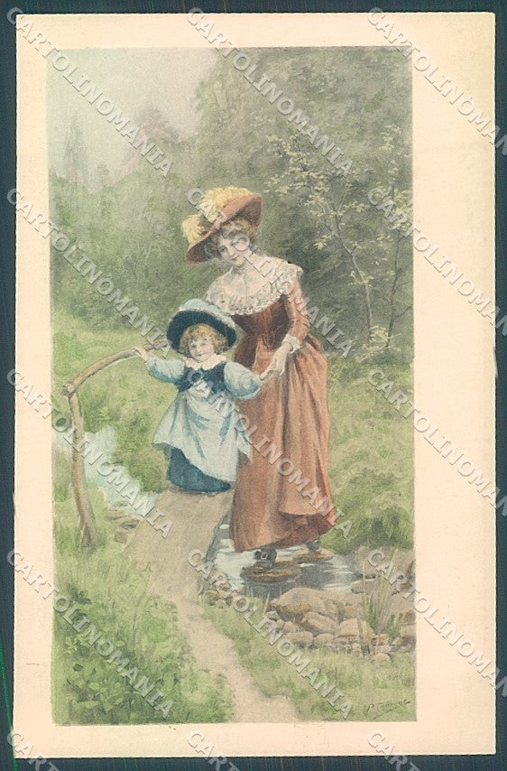 Artist Signed Tarrant Viennoise M.M. Vienne 295 postcard HR3000 – fronte