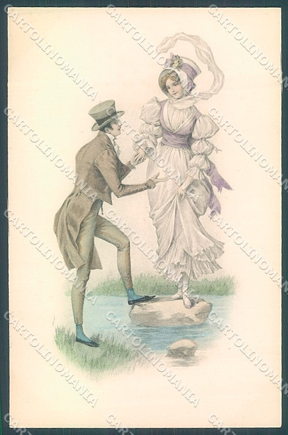 Artist Signed Viennoise M.M. Vienne 391 postcard HR3001 – fronte