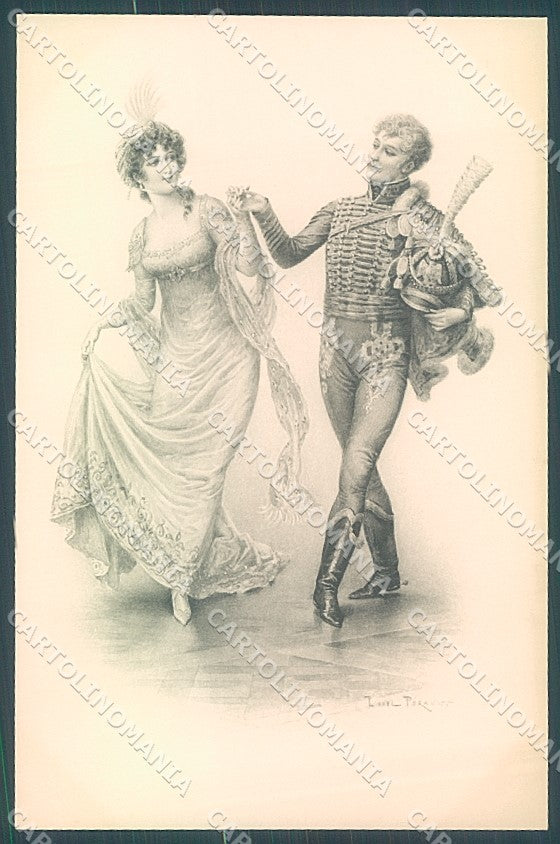 Artist Signed Peraux Viennoise M.M. Vienne 641 postcard HR3004 – fronte