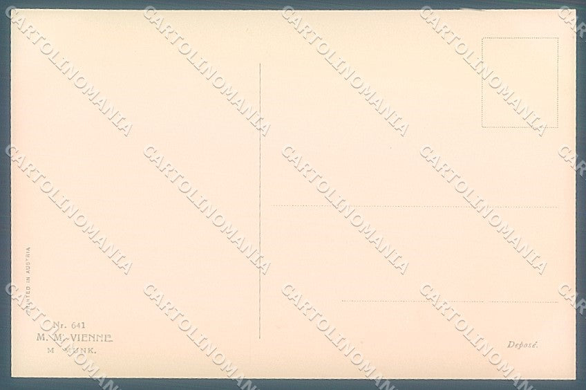 Artist Signed Peraux Viennoise M.M. Vienne 641 postcard HR3004 – retro