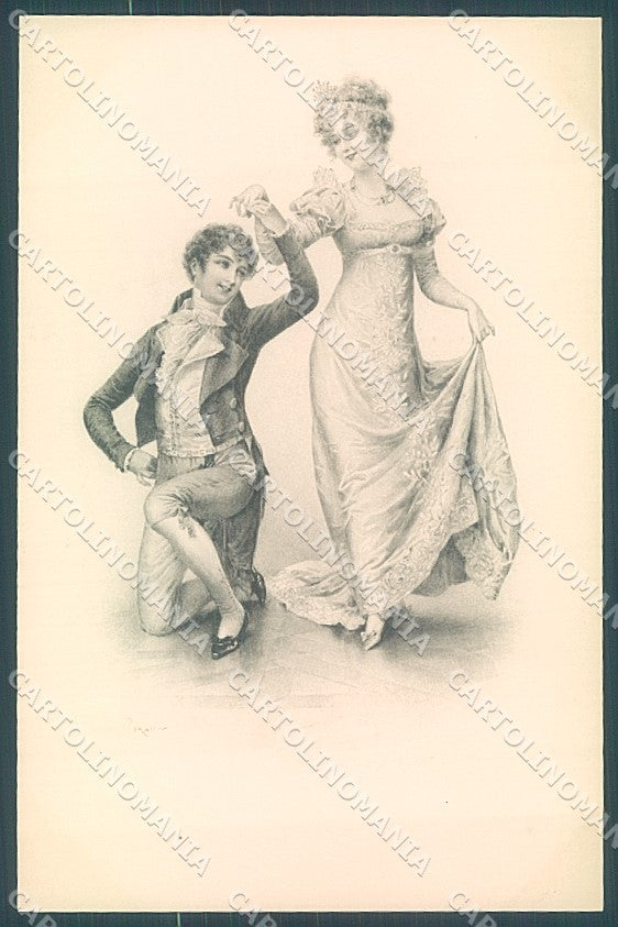 Artist Signed Peraux Viennoise M.M. Vienne 641 postcard HR3005 – fronte