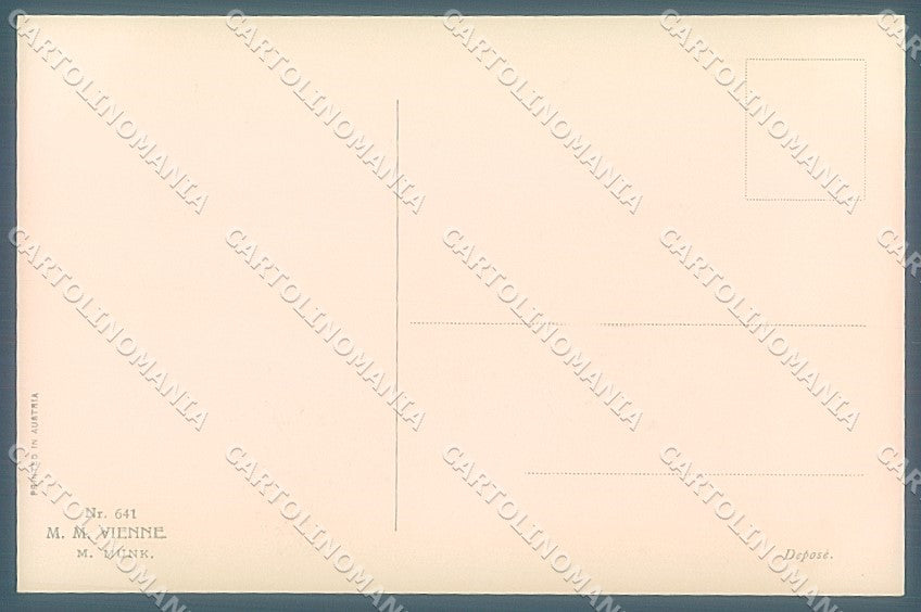 Artist Signed Peraux Viennoise M.M. Vienne 641 postcard HR3005 – retro