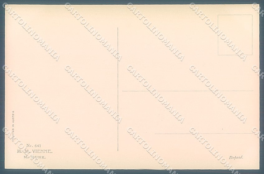 Artist Signed Peraux Viennoise M.M. Vienne 641 postcard HR3006 – retro