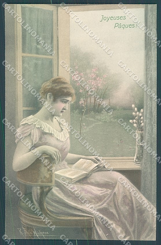 Artist Signed Wichera Viennoise M.M. Vienne 369 postcard HR3009 – fronte