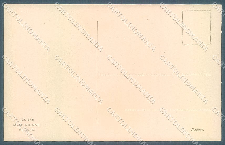 Artist Signed Grefe Viennoise M.M. Vienne 456 postcard HR3015 – retro